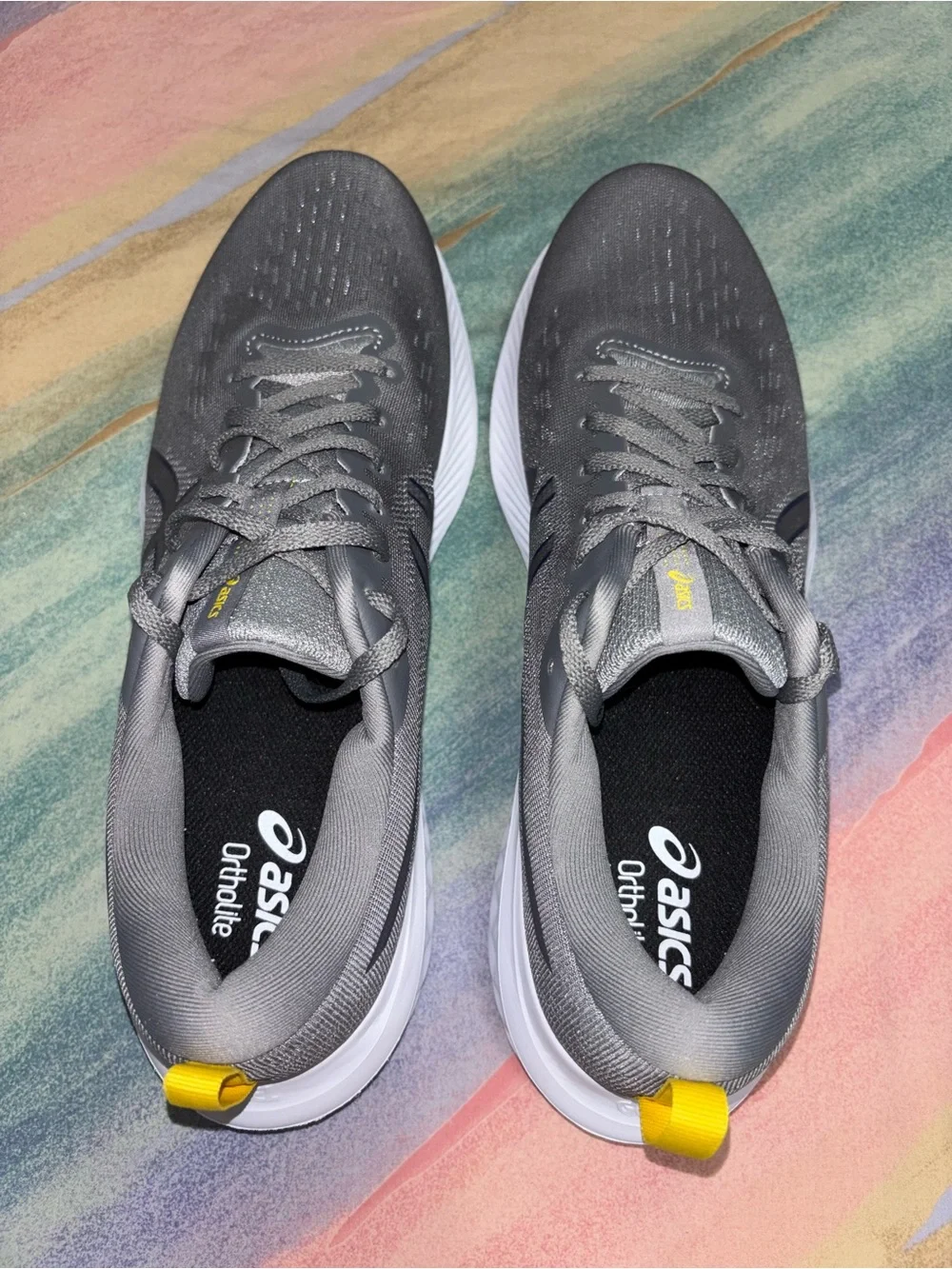 Asics GEL-EXCITE 10 athletic running shoes gray men’s size 12